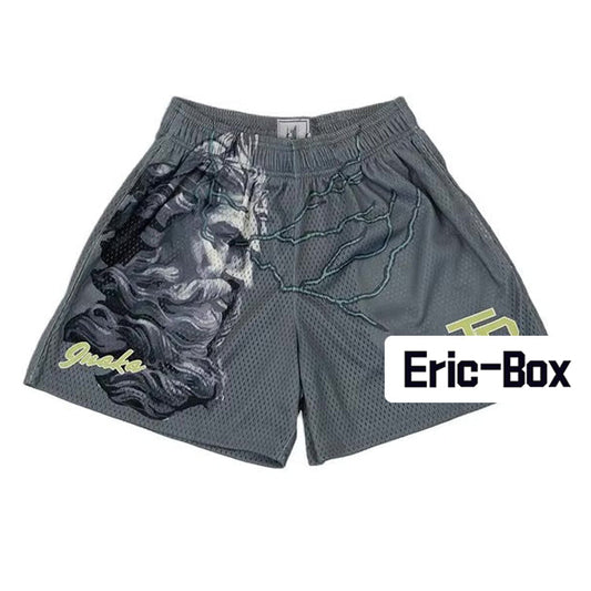 Head Dark Gray Mesh Shorts