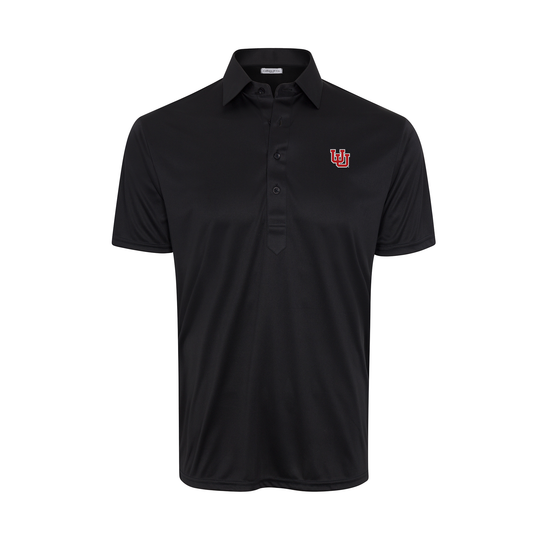 Utah Semi-Spread Collar Polo Black