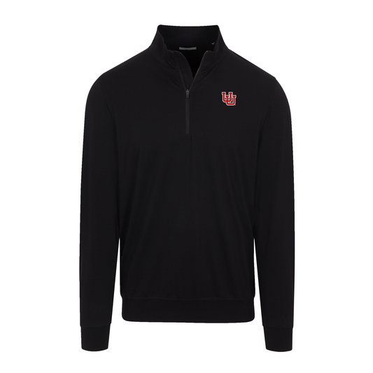 Utah Velocity Performance Quarter Zip Black